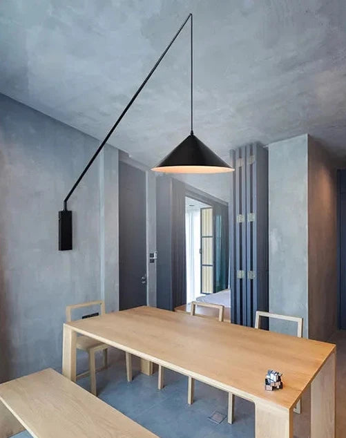 Long Fishing Rod Wall Lighting-Domus Collective