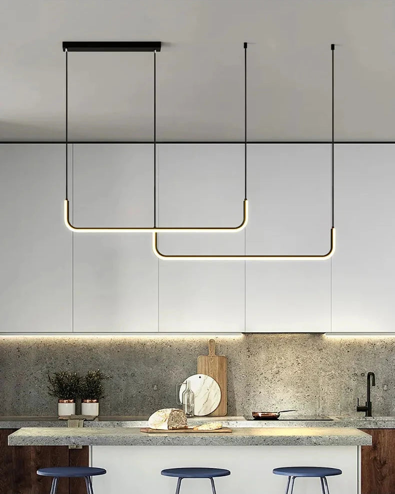Luminus Curve Pendant Light-Domus Collective