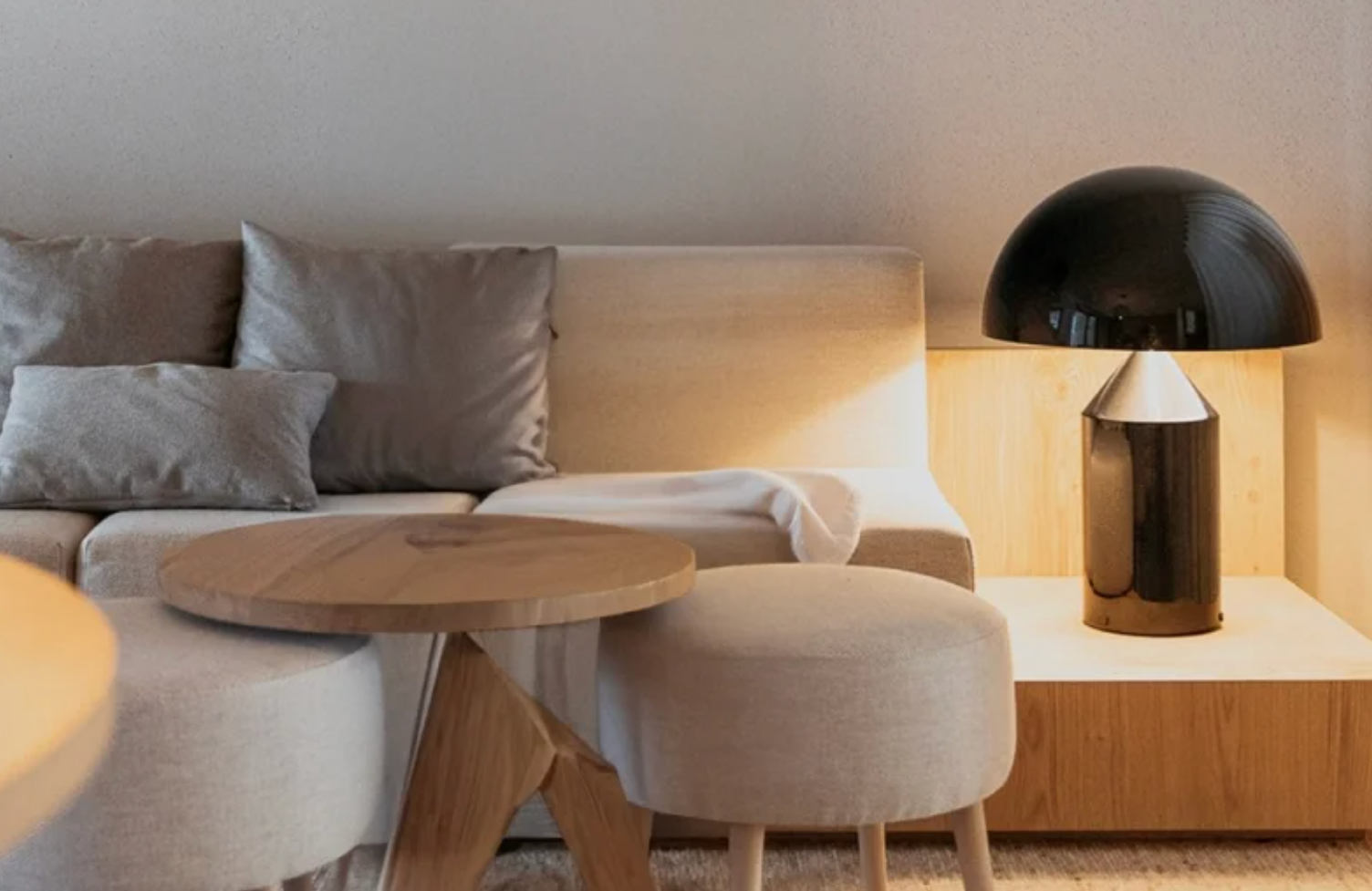 Lustrous Dome Table Lamp-Domus Collective