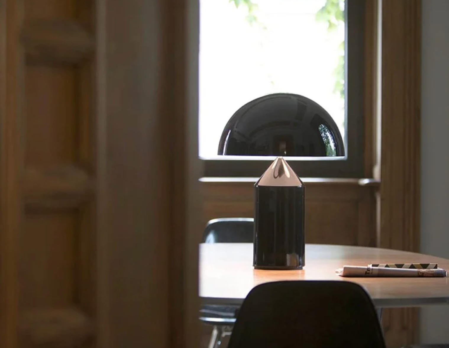 Lustrous Dome Table Lamp-Domus Collective