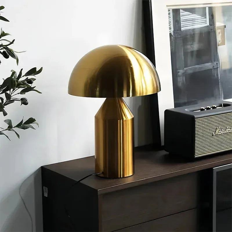 Lustrous Dome Table Lamp-Domus Collective
