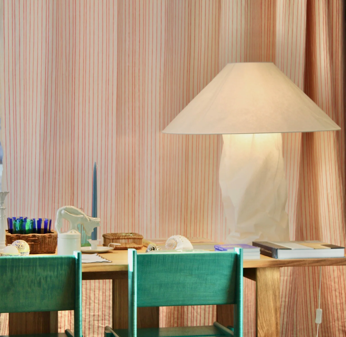 Paper Sculpture Table Lamp-Domus Collective