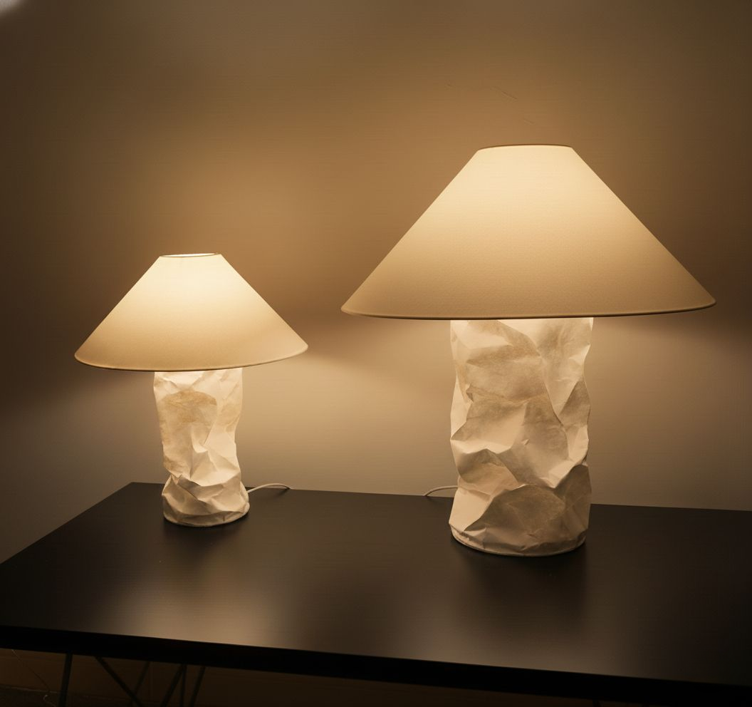 Paper Sculpture Table Lamp-Domus Collective
