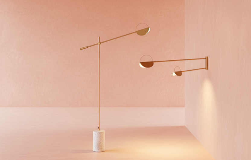 Petal Poise Wall Lamp-Domus Collective