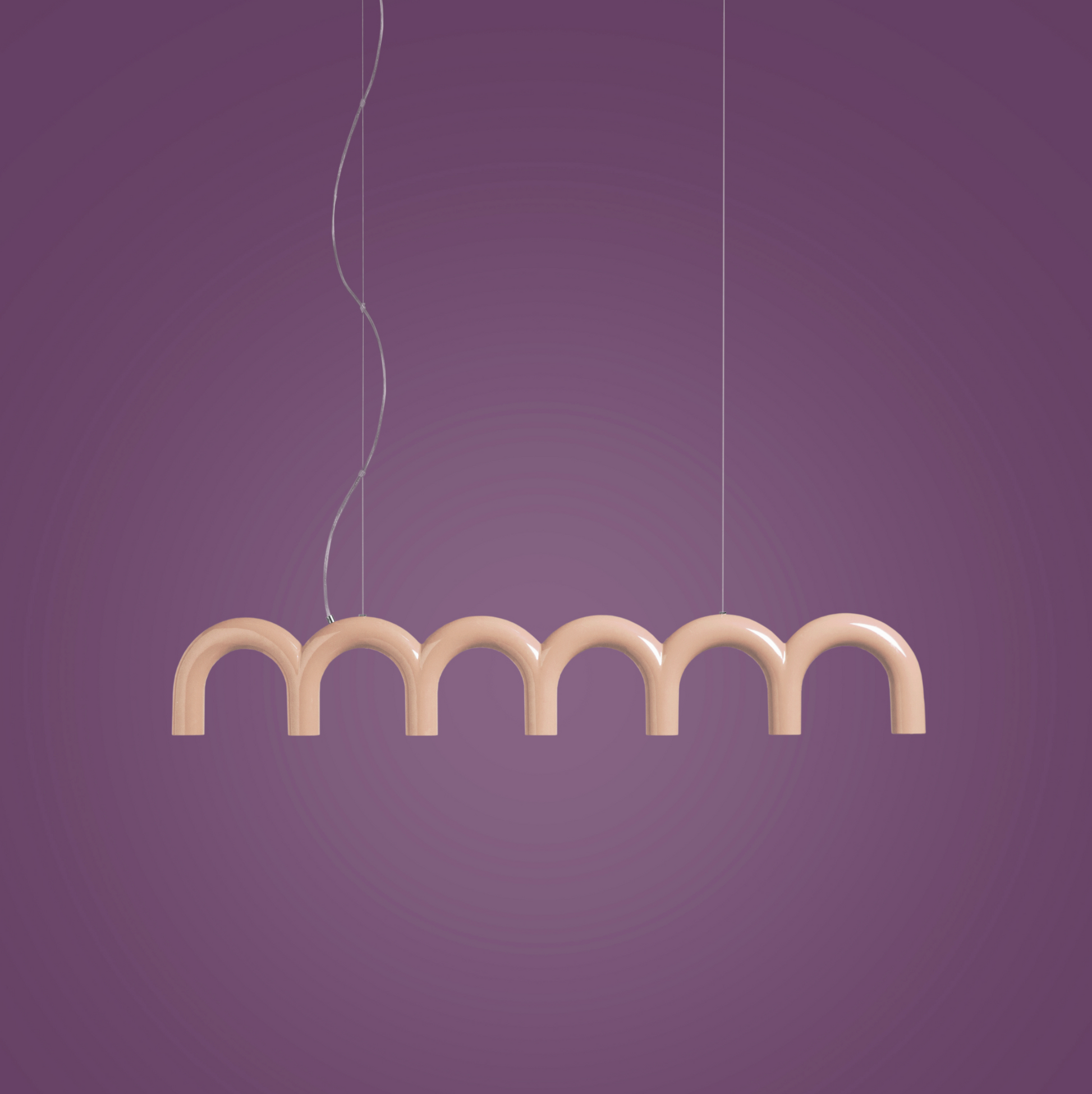 Rhythmic Arch Pendant Light-Domus Collective