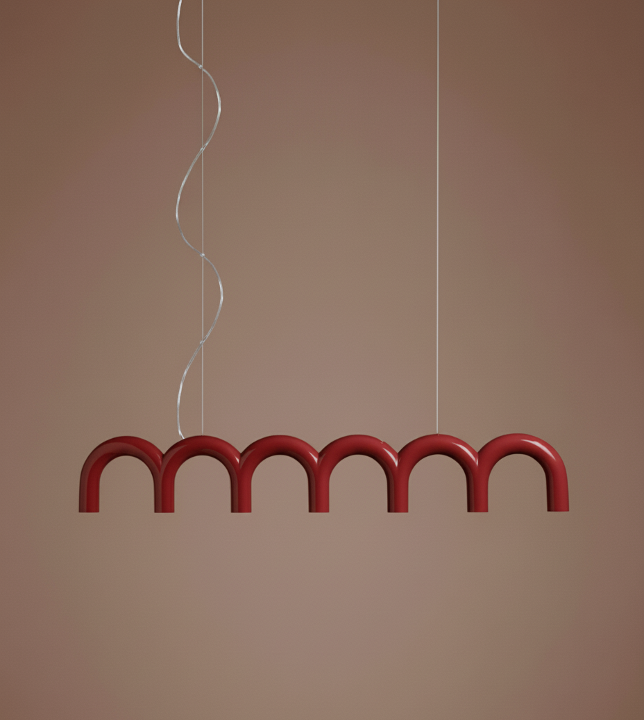 Rhythmic Arch Pendant Light-Domus Collective