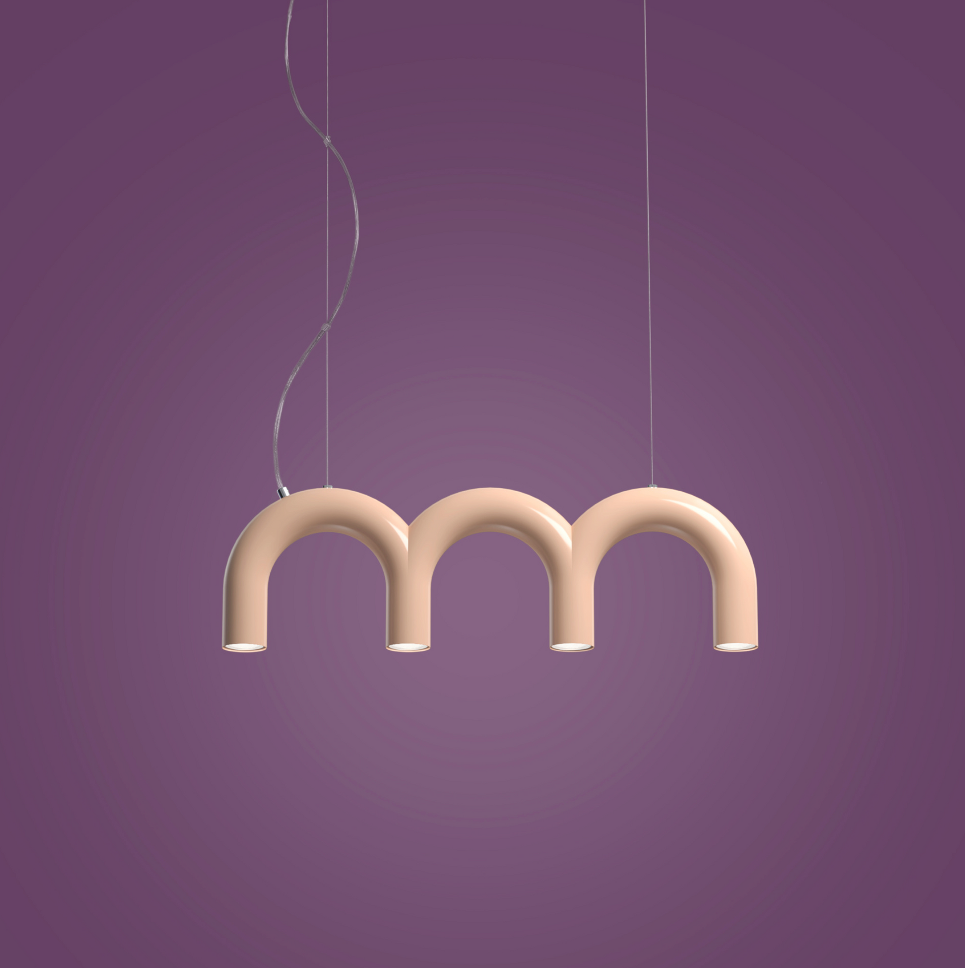 Rhythmic Arch Pendant Light-Domus Collective