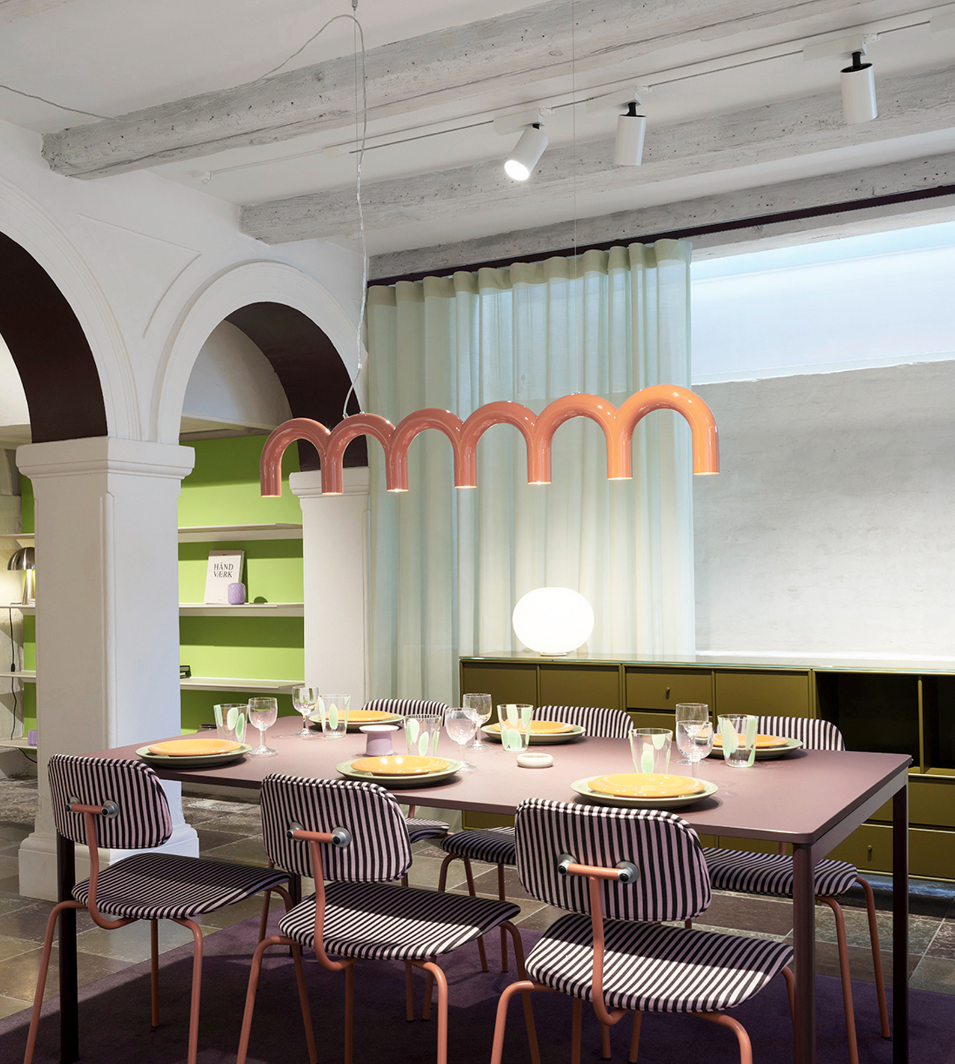 Rhythmic Arch Pendant Light-Domus Collective