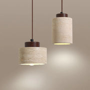 Stone Cylinder Pendant Lamp