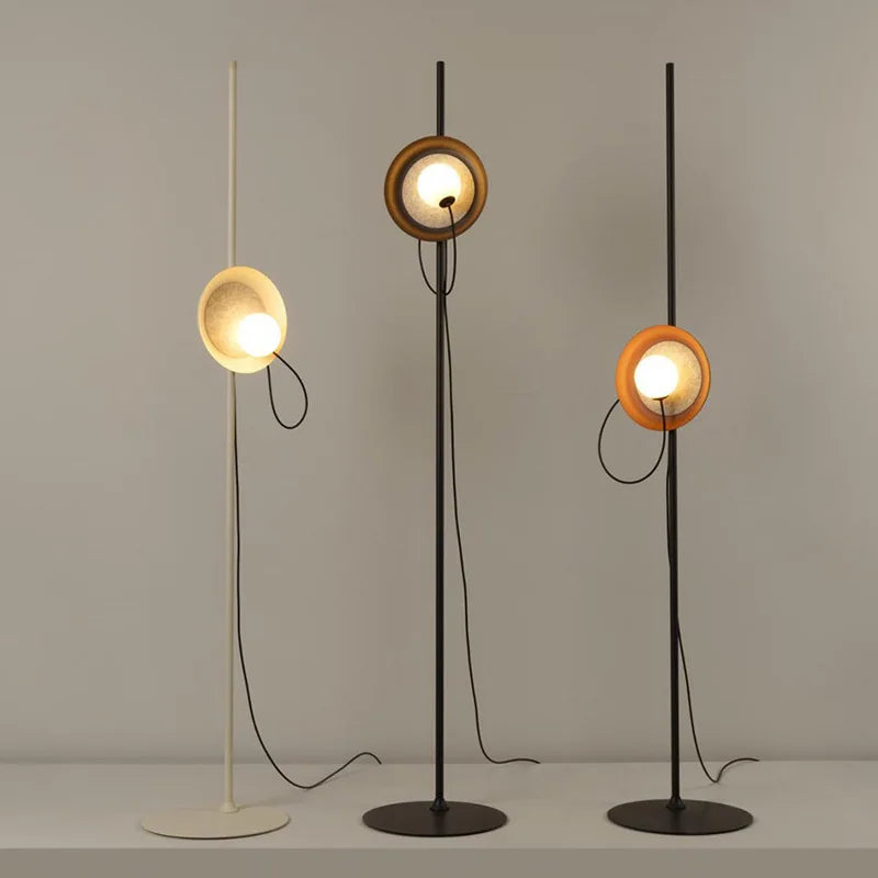 Orbit Series by Domus Collective.
The Orbit Floor Lamp collection displaying the D25cm in White, Black, and Rust finishes side by side, each sculptural piece showcasing the signature floating orb design, consciously curated and built to last.