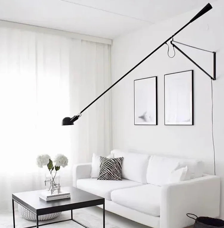 Tricolour Arm Wall Light-Domus Collective